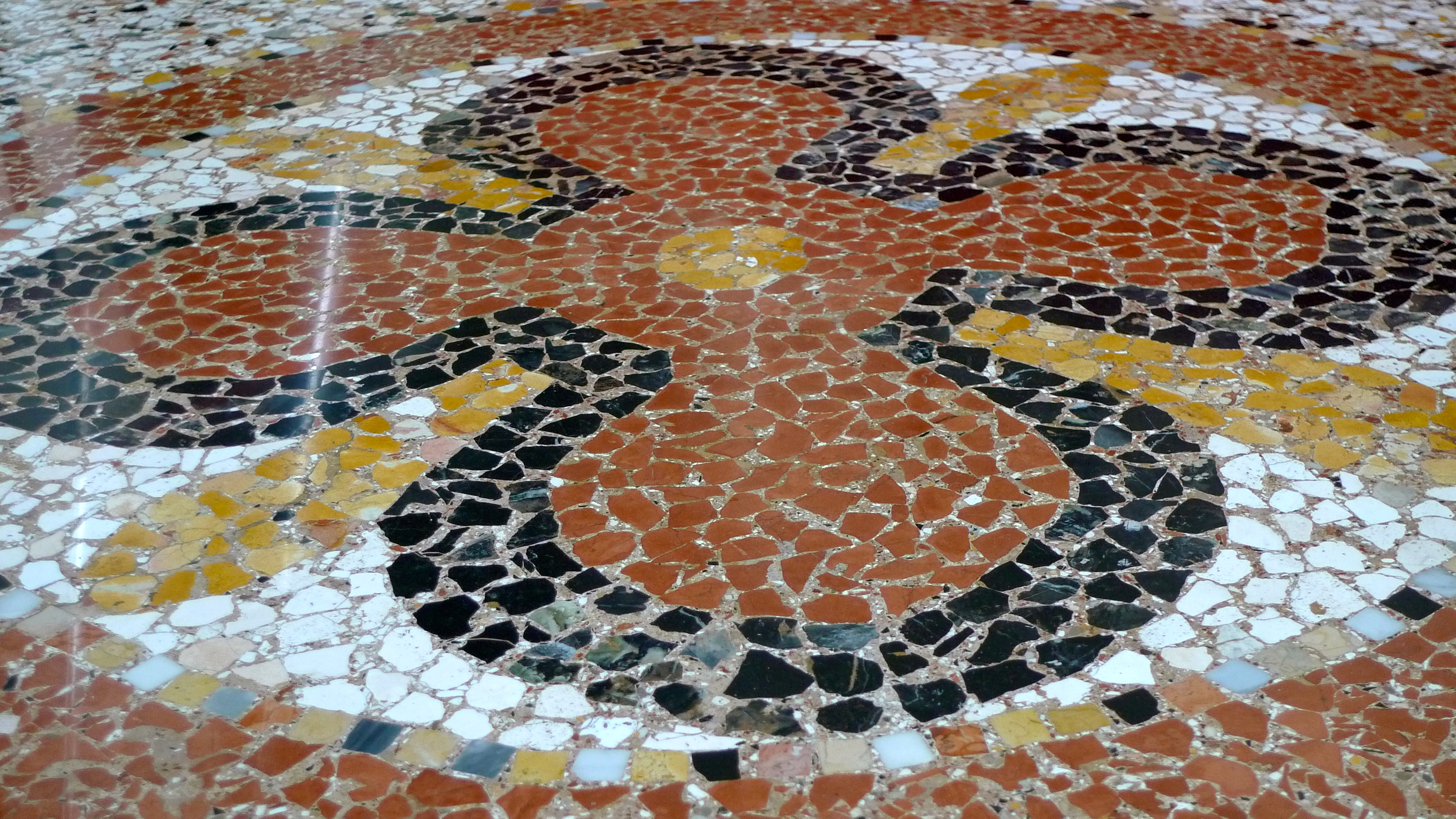 Italian terrazzo floors