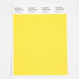 Pantone Illuminating Yellow Swatch