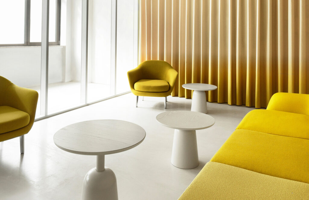 French design with a splash of yellow color