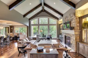 Design ideas for tall walls and vaulted ceilings.