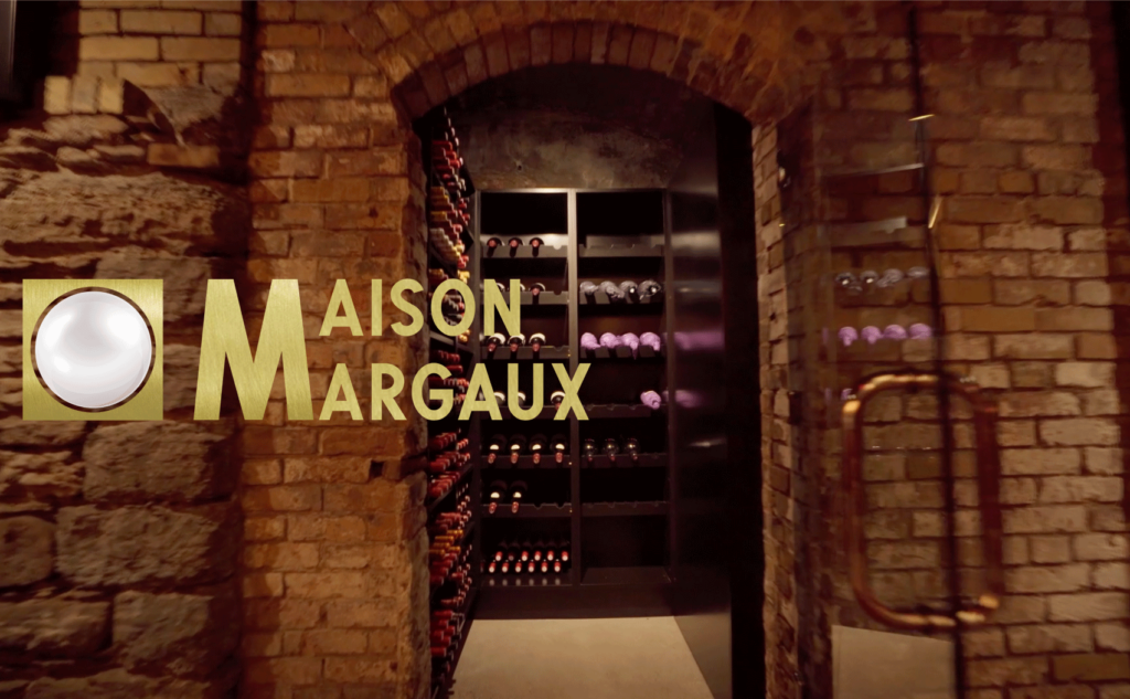 The Wine cellar at Maison Margaux in Minneapolis. Industrial chic interior design