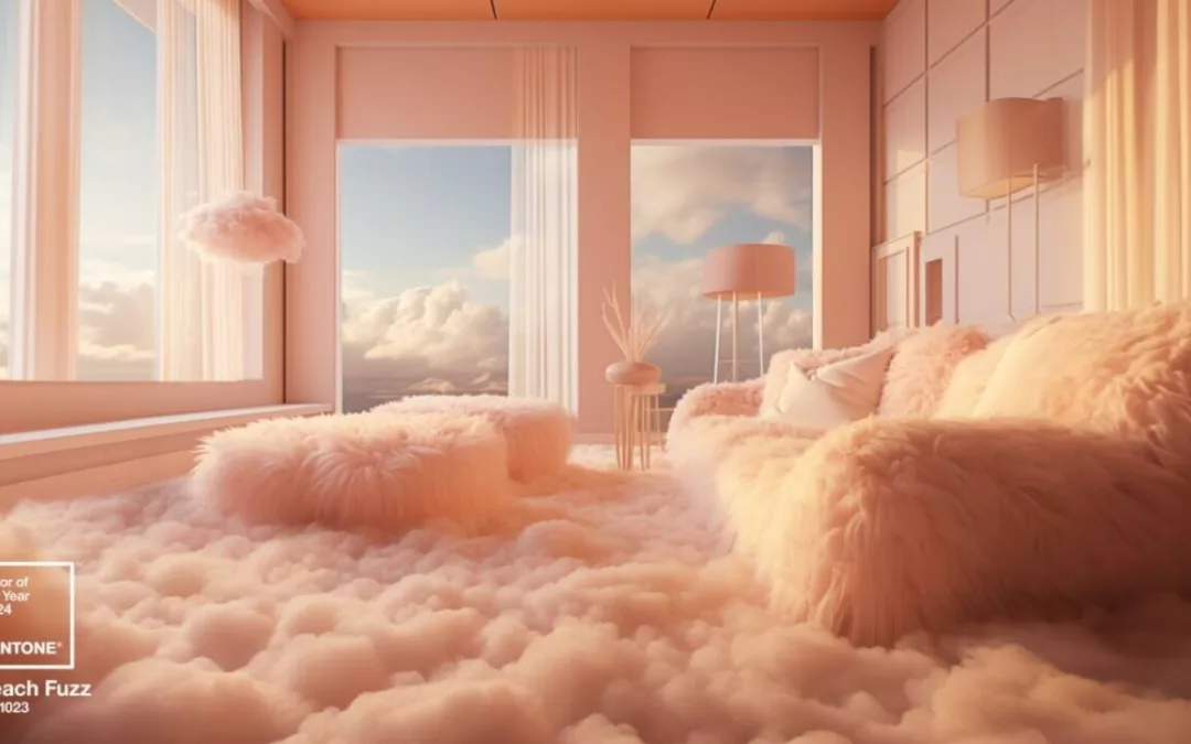Peach Fuzz: Pantone’s Color of the Year 2024 and Its Impact on Interior Design