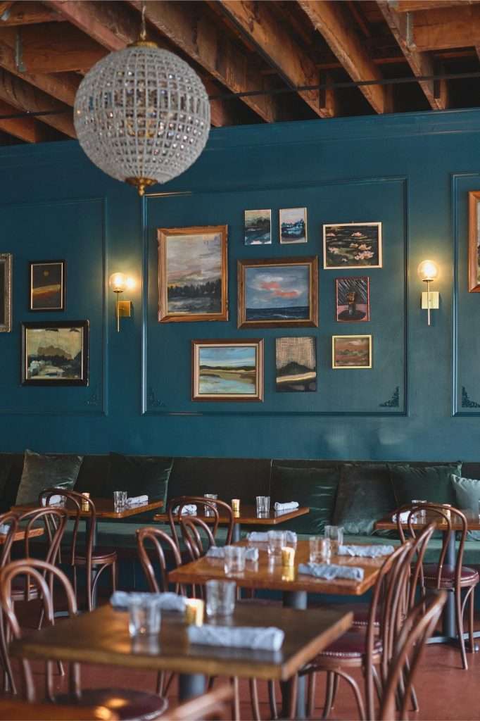 Minneapolis Restaurant Design 5 Cozy restaurant with artistic decor