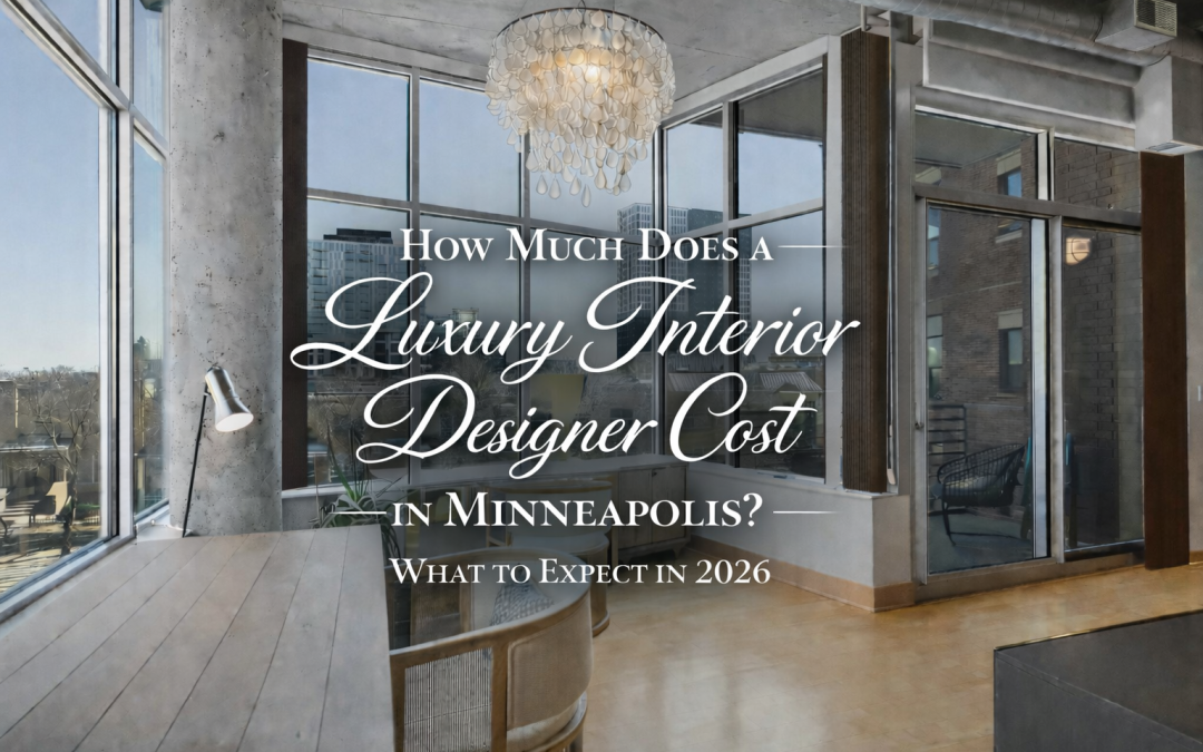How Much Does a Luxury Interior Designer Cost in Minneapolis? What to Expect in 2026